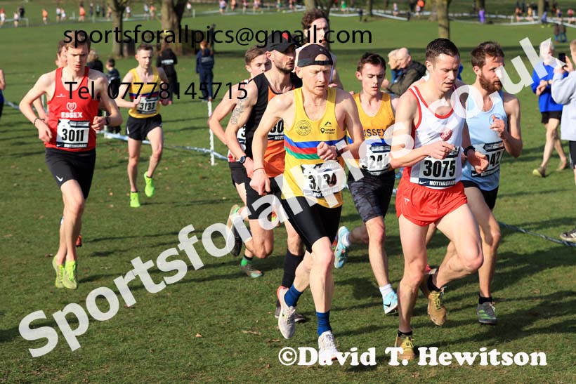 Senior Men, 2024 CAU Inter Counties Cross Country Champs., Wollaton Park, Nottingham. Photo: David T. Hewitson/Sports for All Pics